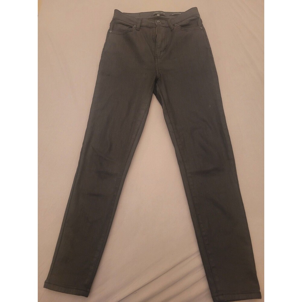 Kendall Kylie Jeans Size 5/27 The Kontour High Rise Skinny Stretch Modern  Black